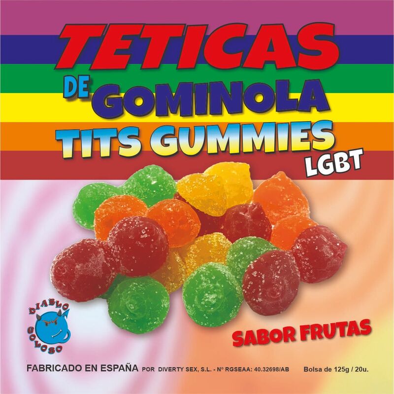 ASSORTED SUGAR GUMMY TEETICS LGTB
