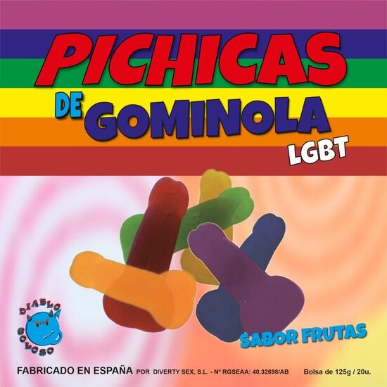 GUMMY PENIS FRUITS LGBT