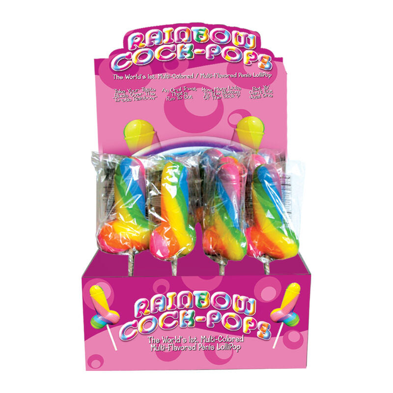 RAINBOW COCK LGBT LOLLIPOP