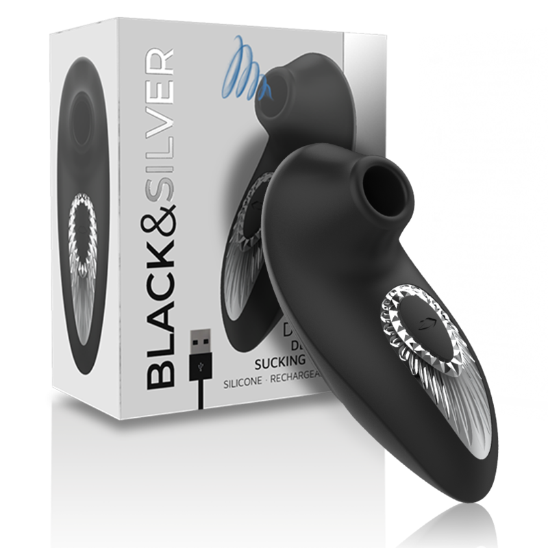 DRAKE DELUXE SUCKING VIBE RECHARGEABLE SILICONE BLACK