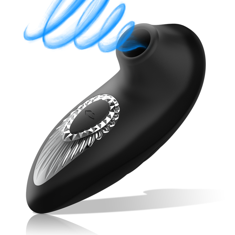 DRAKE DELUXE SUCKING VIBE RECHARGEABLE SILICONE BLACK