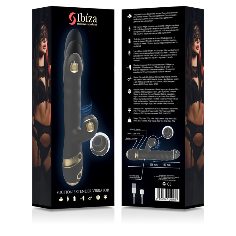 UP & DOWN + VIBRATOR + CLITORIS SUCKER