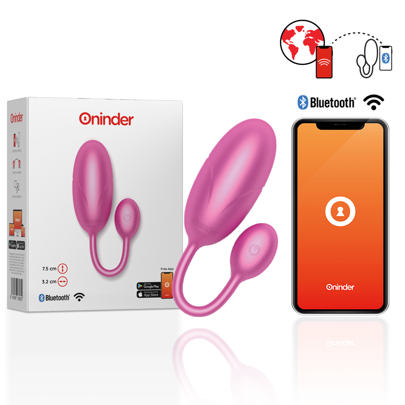 TOKYO VIBRATING EGG PINK 7.5 X 3.2 CM FREE APP