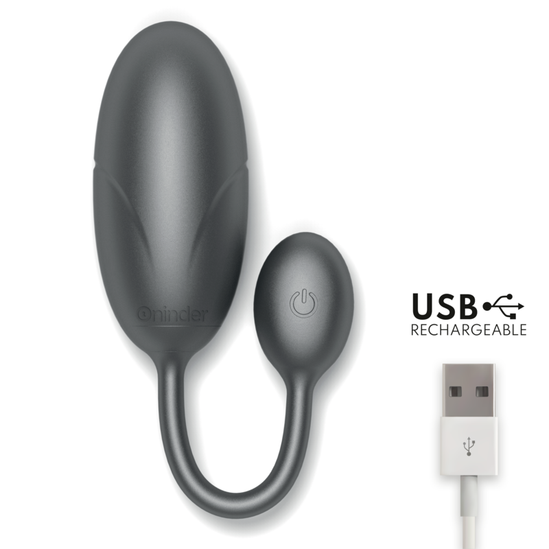 TOKYO VIBRATING EGG BLACK 7.5 X 3.2 CM FREE APP