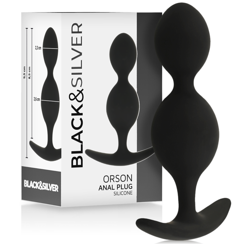 ORSON PLUG SILICONE 2 ANAL WAVES 9 CM