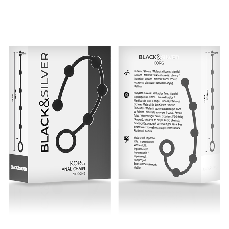 KORG ANAL ROSARY SILICONE INITIATION 21 CM