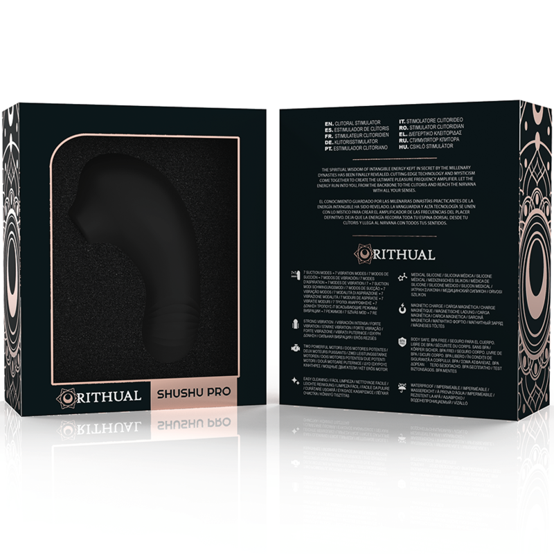 SHUSHU PRO POCKET CLITORIS STIMULATOR 2 POWERFUL JET MOTORS