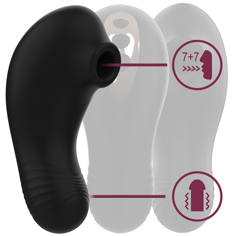 SHUSHU PRO POCKET CLITORIS STIMULATOR 2 POWERFUL JET MOTORS
