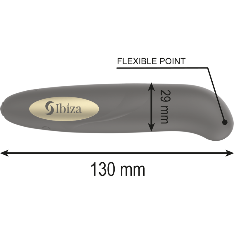 CLIT STIMULATOR USB CHARGER 10 VIBRATION MODES GOLDEN 13 X 2,9
