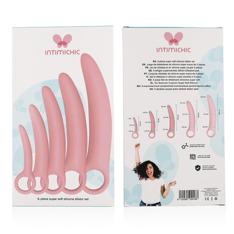 SILICONE DILATOR 5 PIECES SET