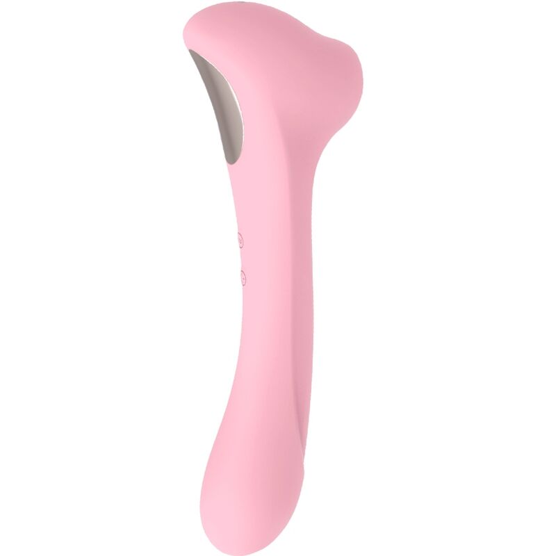 DAISY MASSAGER SUCTION AND VIBRATOR PINK