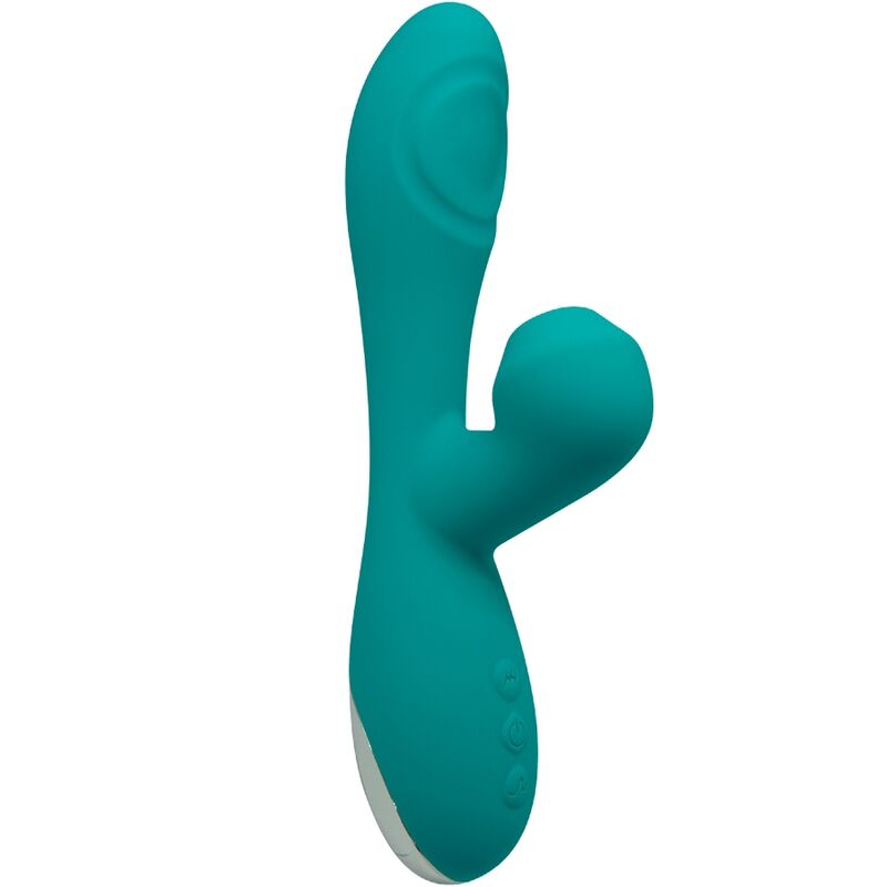 CARIBBEAN SHINE VIBRATOR & SUCKER BLUE