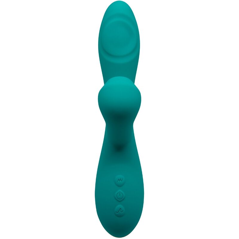 CARIBBEAN SHINE VIBRATOR & SUCKER BLUE
