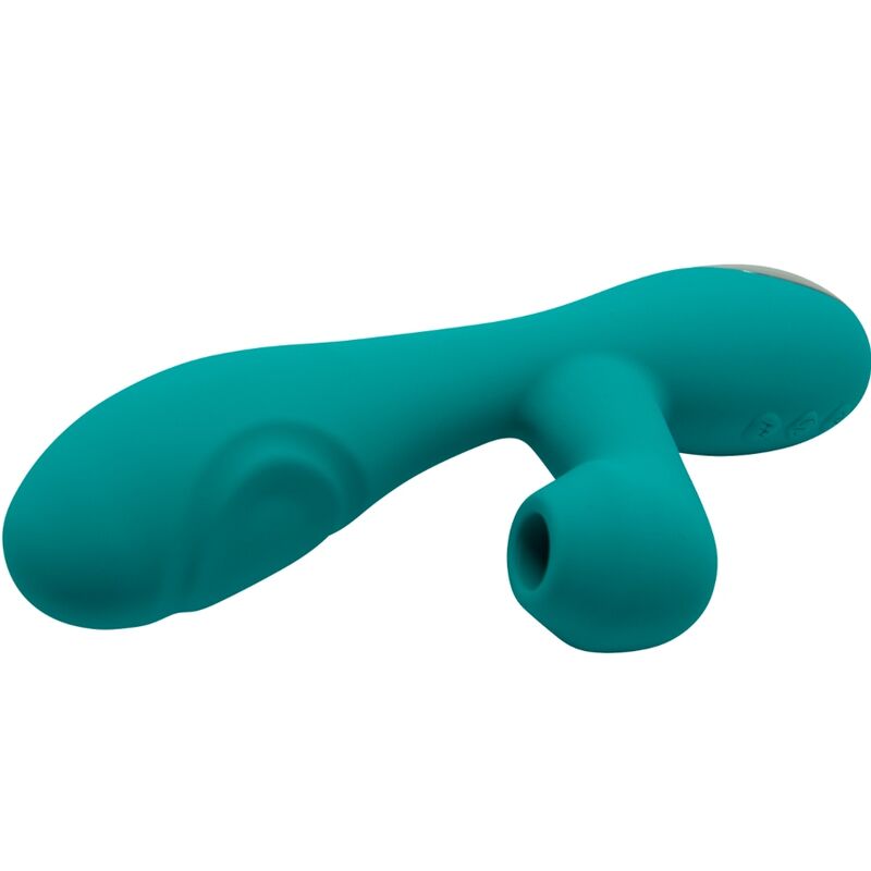 CARIBBEAN SHINE VIBRATOR & SUCKER BLUE