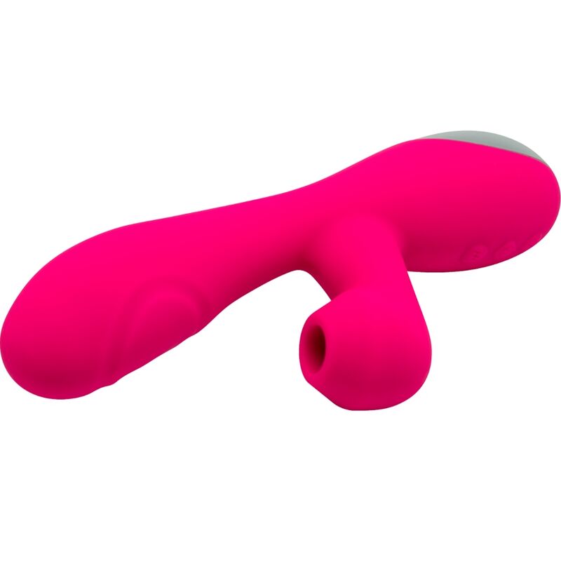 CARIBBEAN SHINE VIBRATOR & SUCKER FUCHSIA