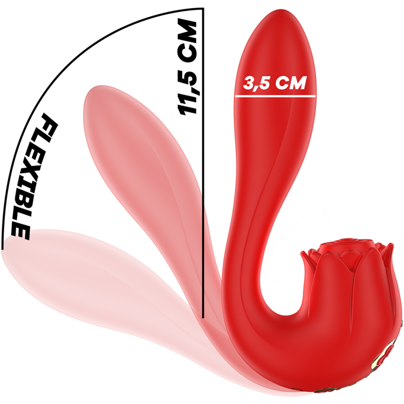 SELENA STIMULATOR VIBRATING + TAPPING RED