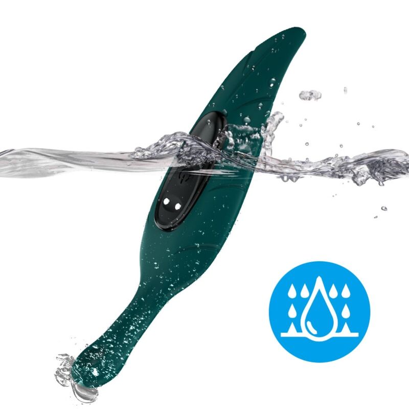 STIMULATOR & VIBRATOR LEAF GREEN
