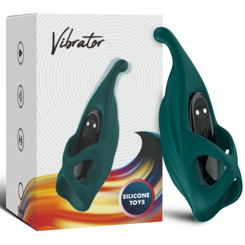 FINGER STIMULATOR & VIBRATOR GREEN
