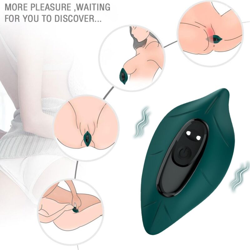 STIMULATOR & VIBRATOR REMOTE CONTROL GREEN