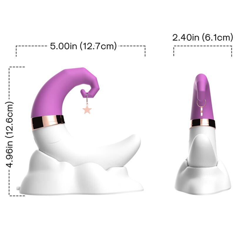 SWEETMOON LICKING VIBRATING CLIT & G-SPOT PINK