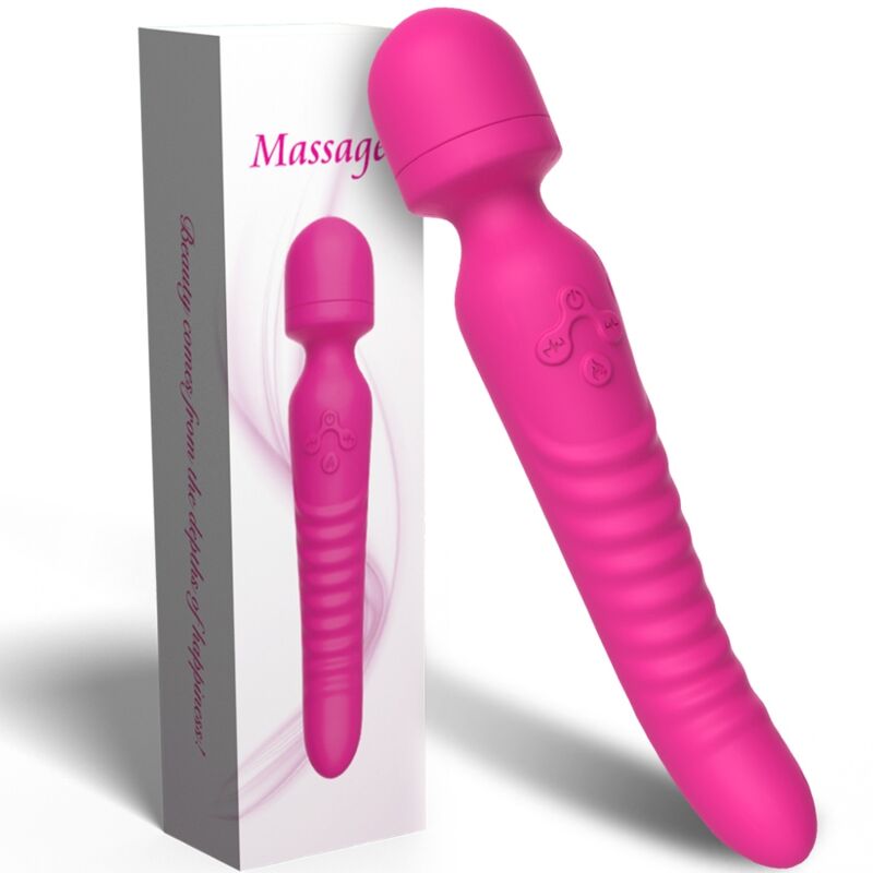 MISSION MASSAGER & VIBRATOR HEAT EFFECT FUCHSIA