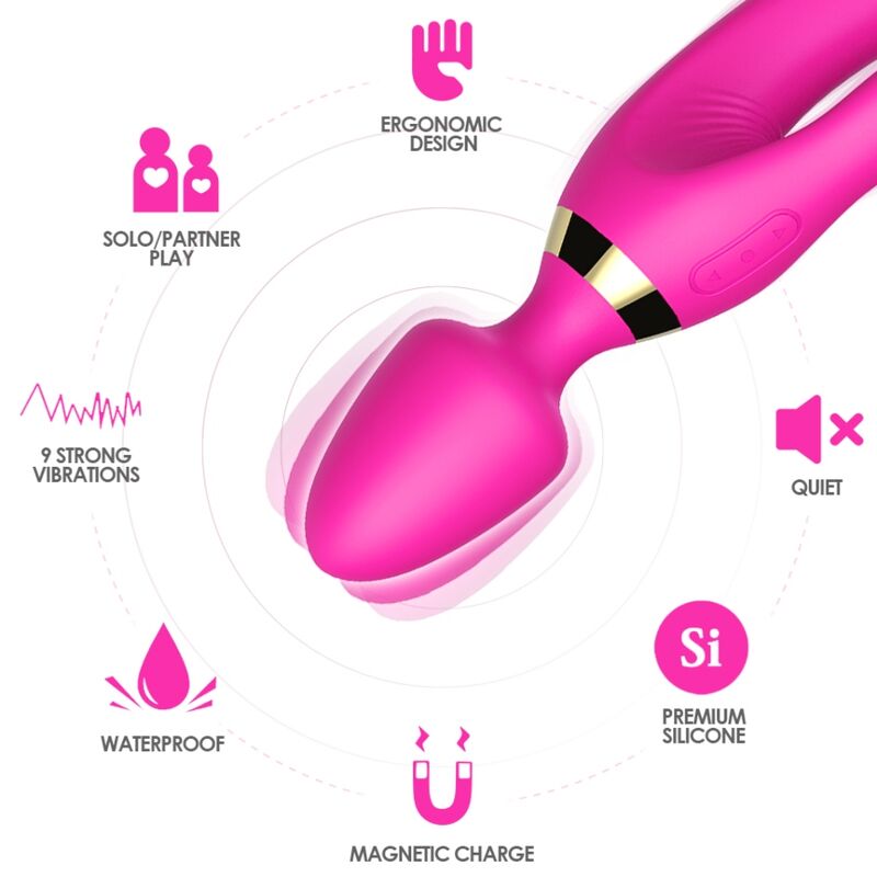 MASSAGER & VIBRATOR RABBIT FUCHSIA