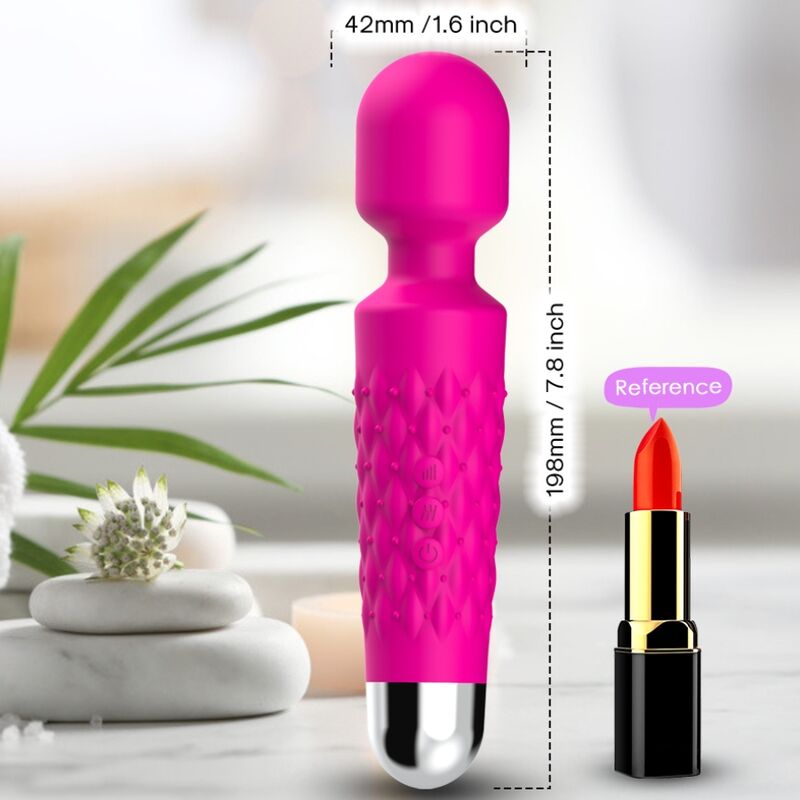 POSTMAN MASSAGER & VIBRATOR SUPER FLEXIBLE HEAD FUCHSIA