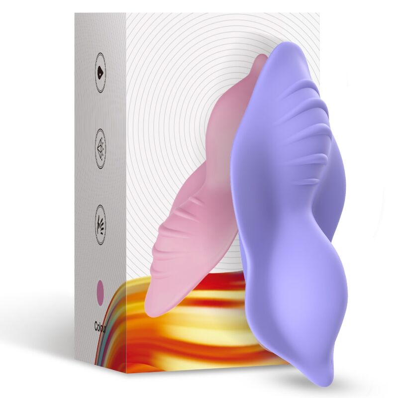 WHISPER WEARABLE PANTIES VIBRATOR REMOTE CONTROL PURPLE