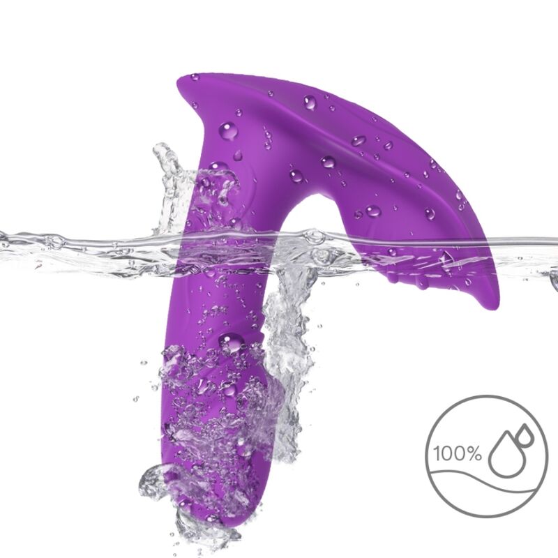 WHISTLE VIBRATOR INTRODUCIBLE REMOTE CONTROL PURPLE