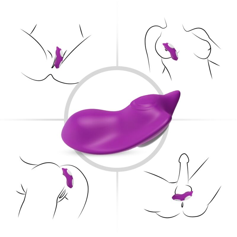 BUTTERFLY WEARABLE PANTIES VIBRATOR REMOTE CONTROL PINK