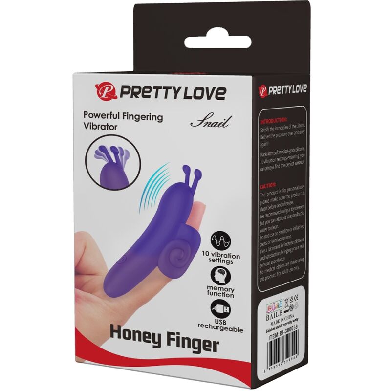 SNAIL POWERFUL PURPLE FINGER STIMULATOR