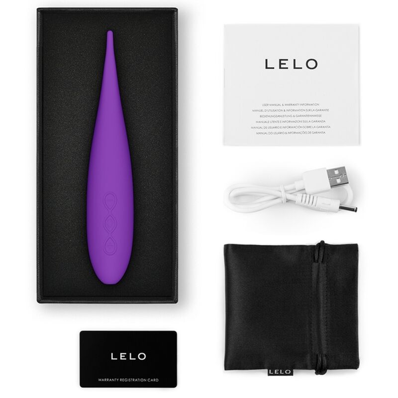 DOT TRAVEL CLITORIS STIMULATOR PURPLE