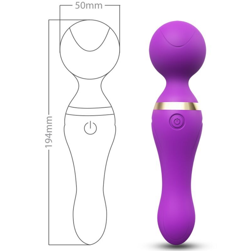 FREEZA MASSAGER & VIBRATOR SUPER FLEXIBLE HEAD PURPLE