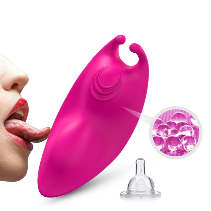 HONEYBEE WEARABLE PANTIES VIBRATOR G-SPOT REMOTE CONTROL FUCHSIA