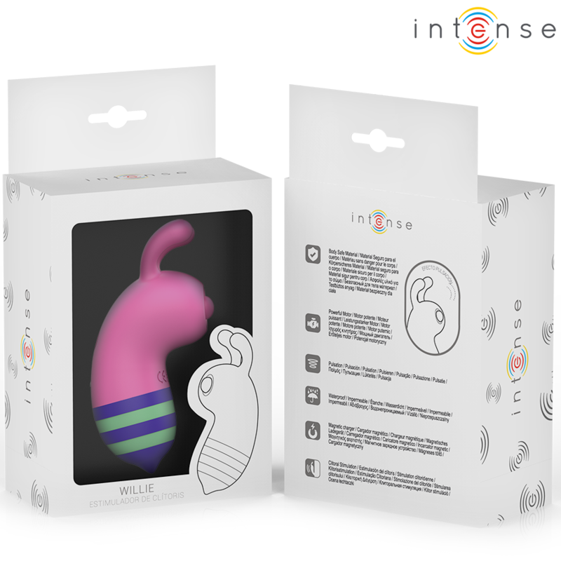 WILLIE STIMULATOR BEE PINK/GREEN