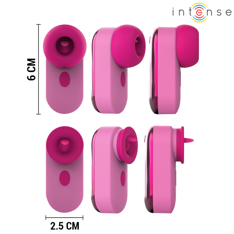 SABRINA CLIT STIMULATOR PINK INTENSE - SABRINA CLIT STIMULATOR PINK