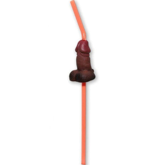 BAG OF 5 NATURAL BIG PENIS STRAWS