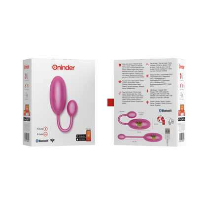 TOKYO VIBRATING EGG PINK 7.5 X 3.2 CM FREE APP