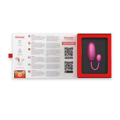 TOKYO VIBRATING EGG PINK 7.5 X 3.2 CM FREE APP