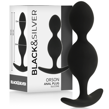 ORSON PLUG SILICONE 2 ANAL WAVES 9 CM