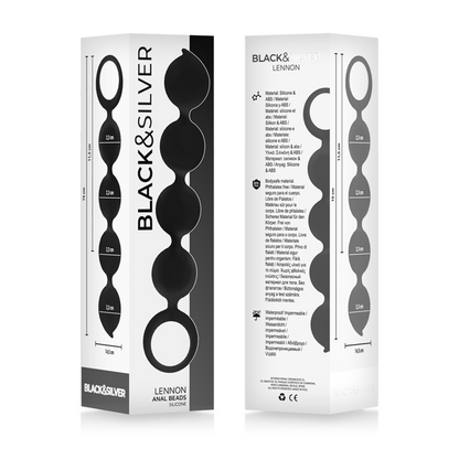 LENNON ANAL ROSARY 4 SILICONE SPHERES 15 CM