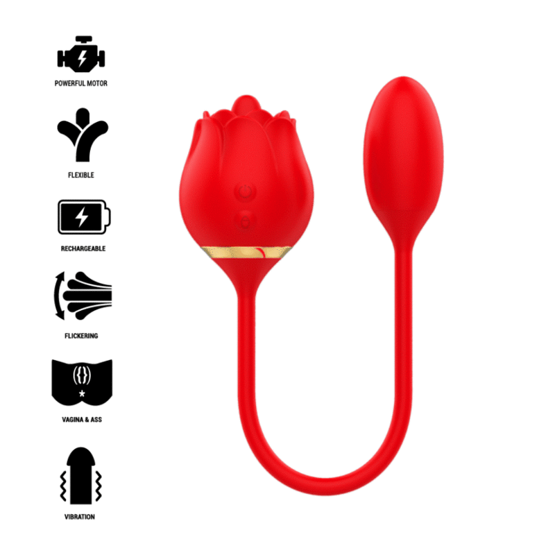 VIENNA DOUBLE PLEASURE LICKING + VIBRATING EGG