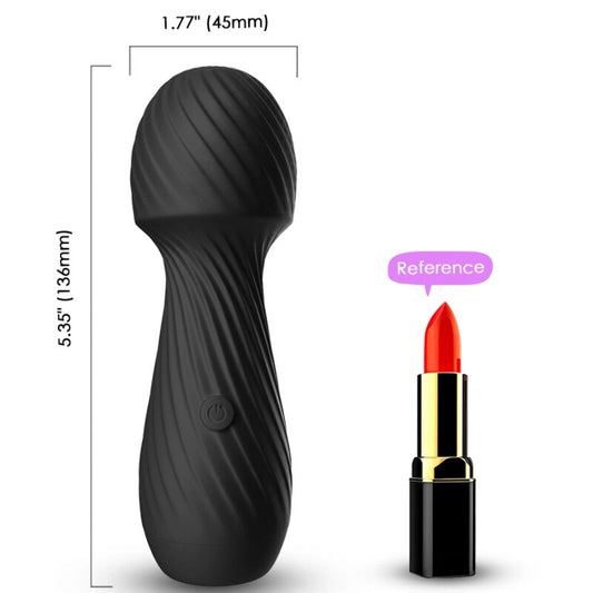 DAZZLE MASSAGER & VIBRATOR SMALL BLACK