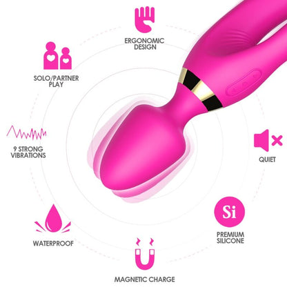 MASSAGER & VIBRATOR RABBIT FUCHSIA