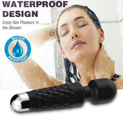POSTMAN MASSAGER & VIBRATOR SUPER FLEXIBLE HEAD BLACK