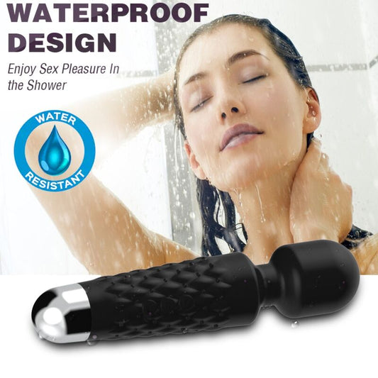 POSTMAN MASSAGER & VIBRATOR SUPER FLEXIBLE HEAD BLACK