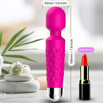 POSTMAN MASSAGER & VIBRATOR SUPER FLEXIBLE HEAD FUCHSIA