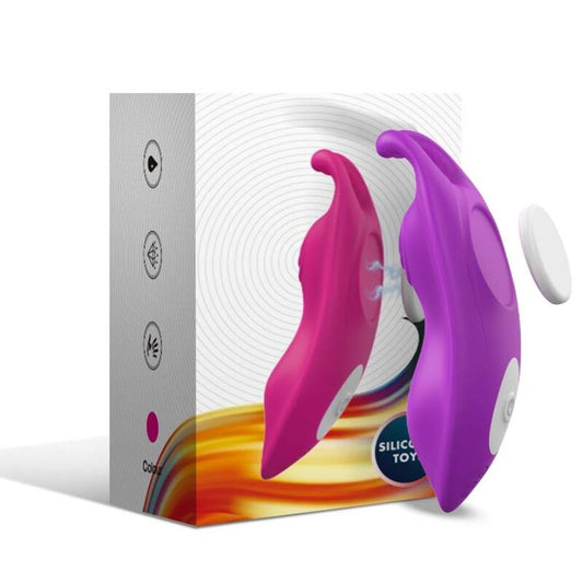 HONEYBEE WEARABLE PANTIES VIBRATOR G-SPOT REMOTE CONTROL PURPLE
