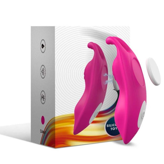 HONEYBEE WEARABLE PANTIES VIBRATOR G-SPOT REMOTE CONTROL FUCHSIA