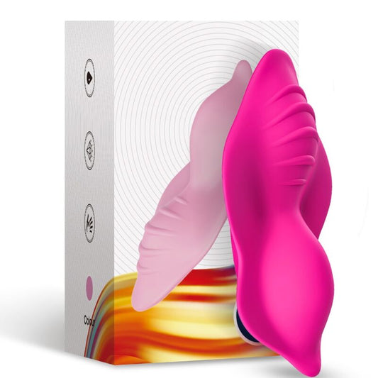WHISPER WEARABLE PANTIES VIBRATOR REMOTE CONTROL FUCHSIA